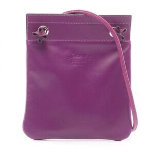 Hermes Shoulder Bag Sac Aline Mini Anemone Leather Anemone Purple